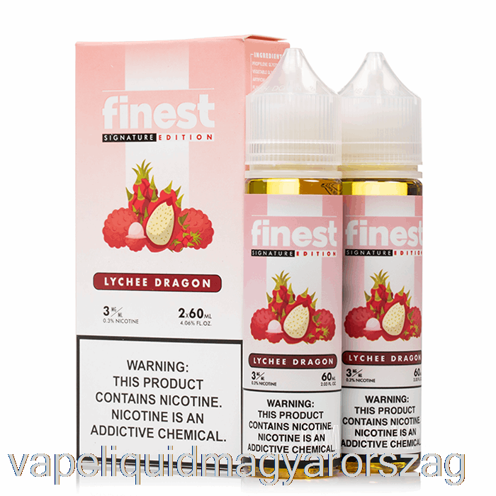 Licsi Sárkány - A Legfinomabb Egyedi Kiadás - 120 Ml-es 3 Mg-os Vape Toll